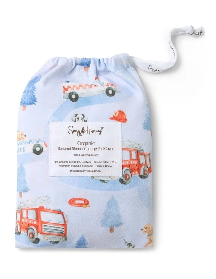 To The Rescue Organic Bassinet Sheet / Change Pad Cover image 1