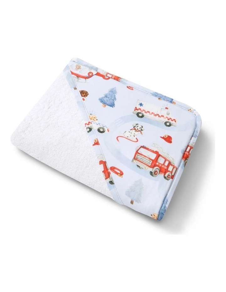 To The Rescue Organic Hooded Baby Towel image 1