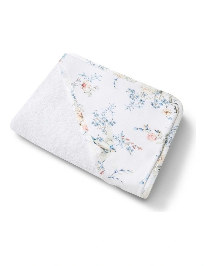 Sweet Swallows Organic Hooded Baby Towel image 1