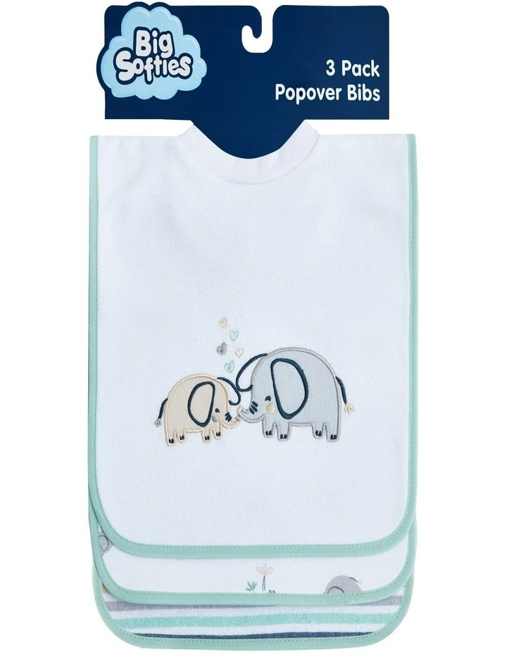Popover Bibs - Boy (Pack of 9) image 3