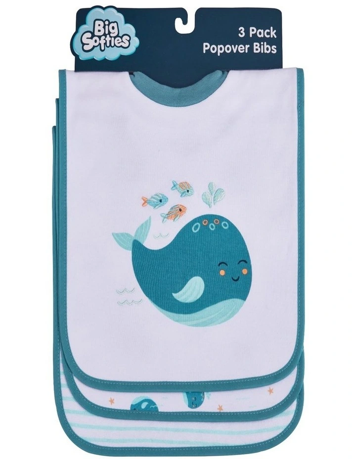 Popover Bibs - Boy (Pack of 9) image 3