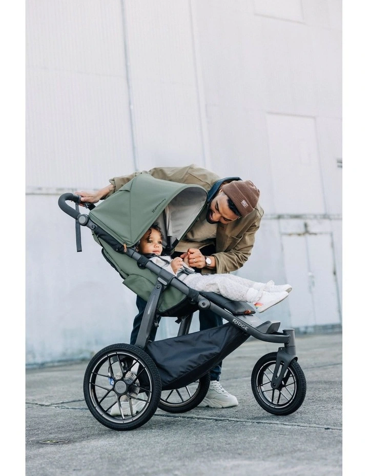 UPPAbaby Ridge V2 Pram Jogger - Evelyn (Meadow Green) image 7