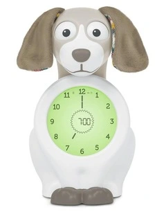 Sleep Trainer Clock - Davy The Dog (Taupe)