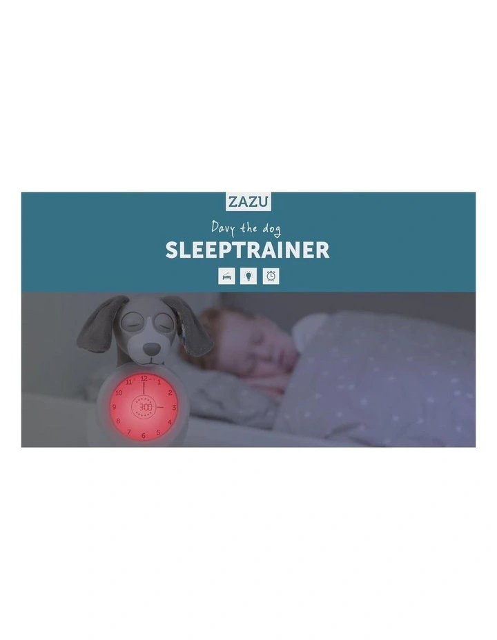 Sleep Trainer Clock - Davy The Dog (Taupe) image 3