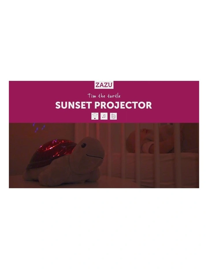 Bedtime Projector - Tim The Turtle With Sunset Projections image 3