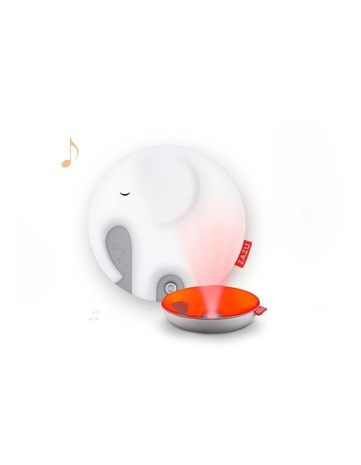 Nightlight and White Noise Machine - Emmy The Elephant With Breathing Light image 1