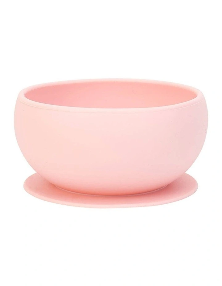 Annabel Trends Silicone Suction Bowl Tableware Kids Blush Pink 11.5cm image 1