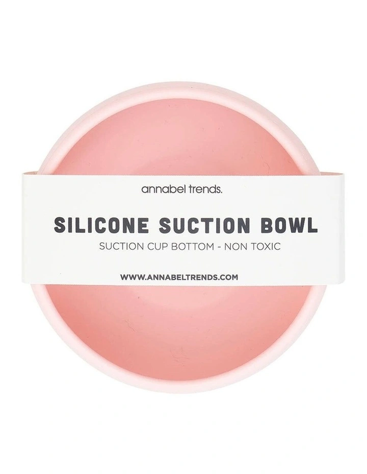 Annabel Trends Silicone Suction Bowl Tableware Kids Blush Pink 11.5cm image 2