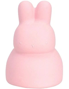 Annabel Trends Silicone Bunny Piggy Bank Coin Slot Blush Pink Baby Toy 15cm Size