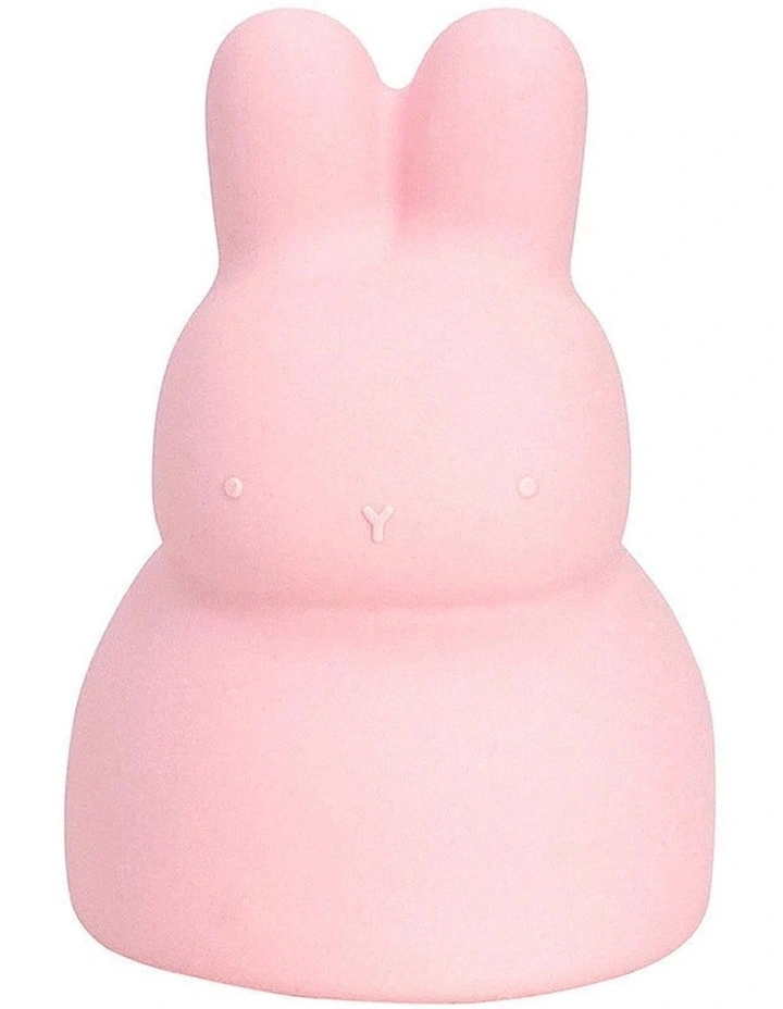Annabel Trends Silicone Bunny Piggy Bank Coin Slot Blush Pink Baby Toy 15cm Size image 1