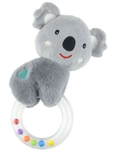 Koala Dream Snuggle Buddy Kuddly Koala Ring Rattle Baby Toy 0y 