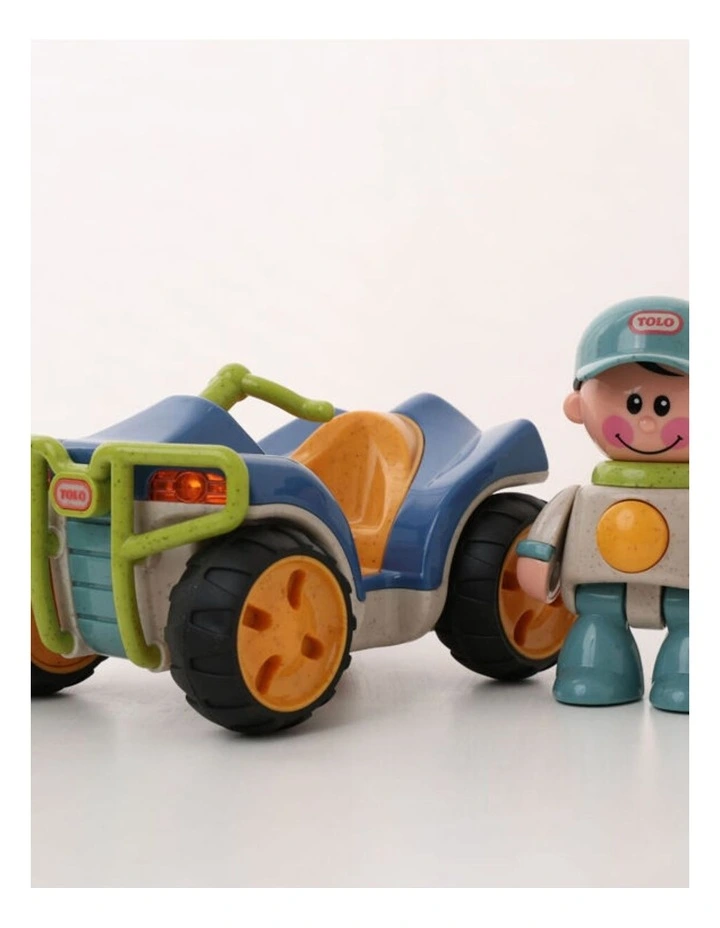 Tolo Toys First Friends Quad With Boy Interactive Baby Toy Bio-Plastic 17cm image 5