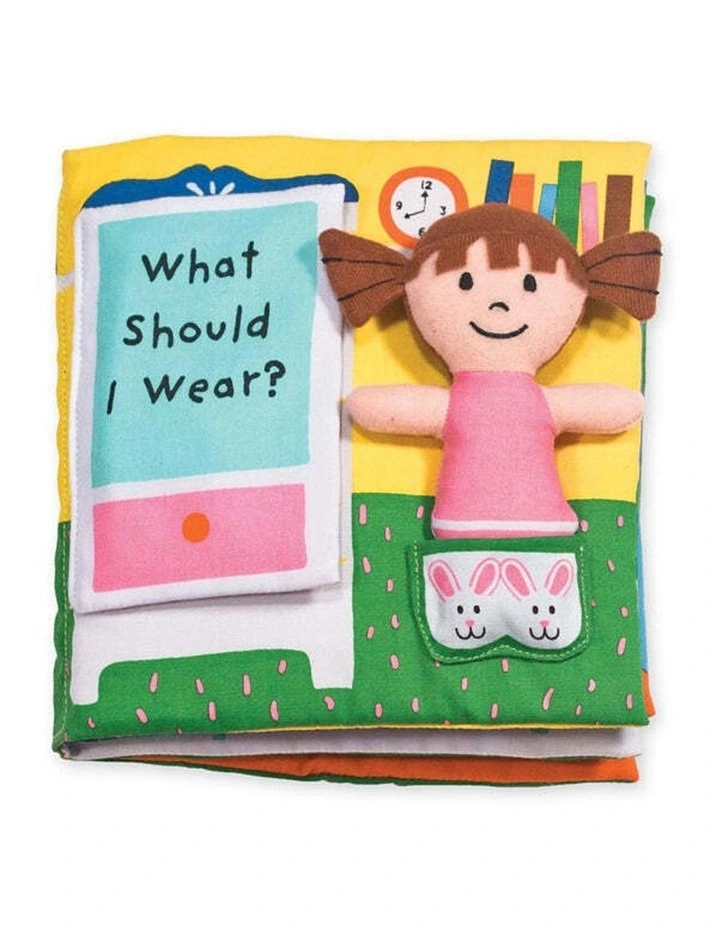 Melissa & Doug What Should I Wear Interactive Dress-Up Cloth Book Kids Toy image 2
