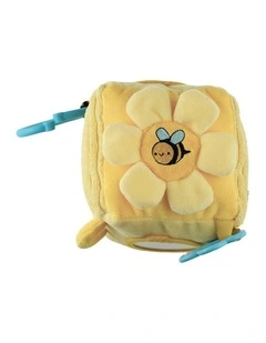 Koala Dream Snuggle Buddy Hunny Bee Sensory Soft Toy Cube 0m 