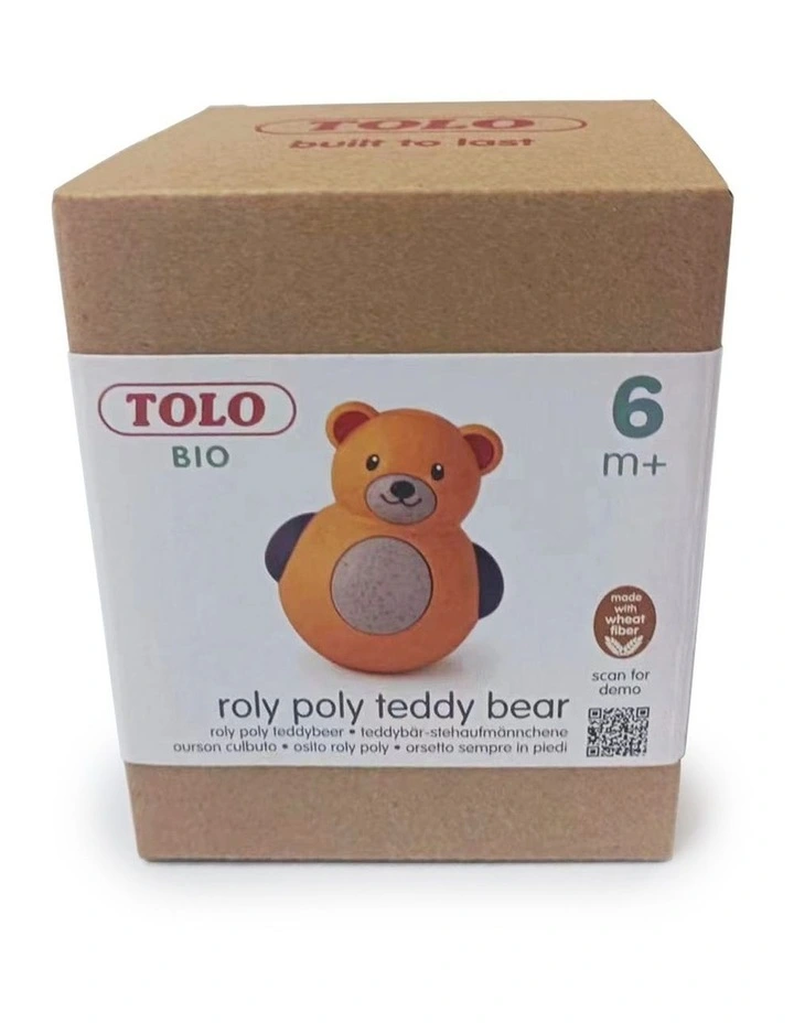 Tolo Toys Bio Plastic Roly Poly Bear Baby Toddler Toy 6m 11.5cm image 5