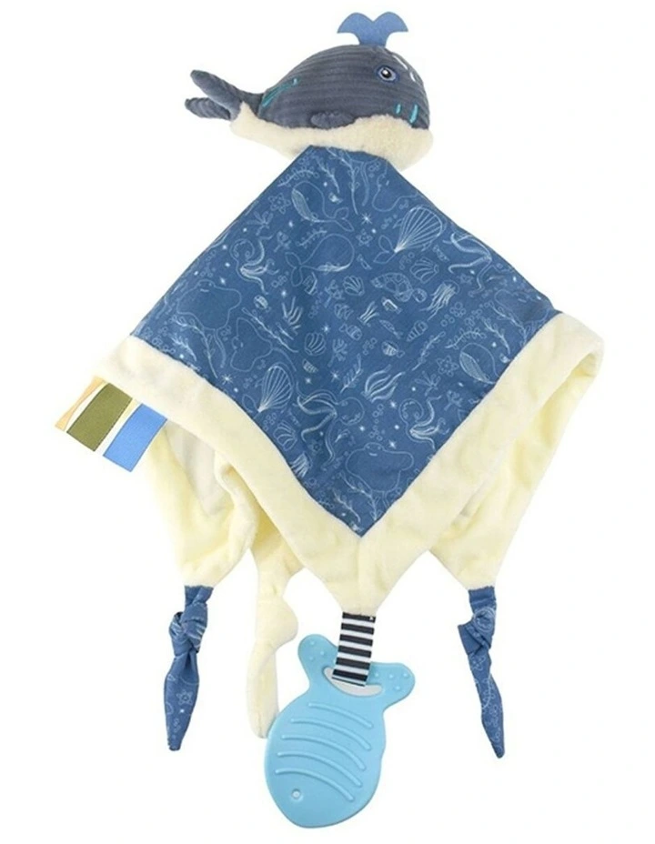 Koala Dream Snuggle Buddy Splashy Whale Soft Comforter Baby Toy 0y image 1