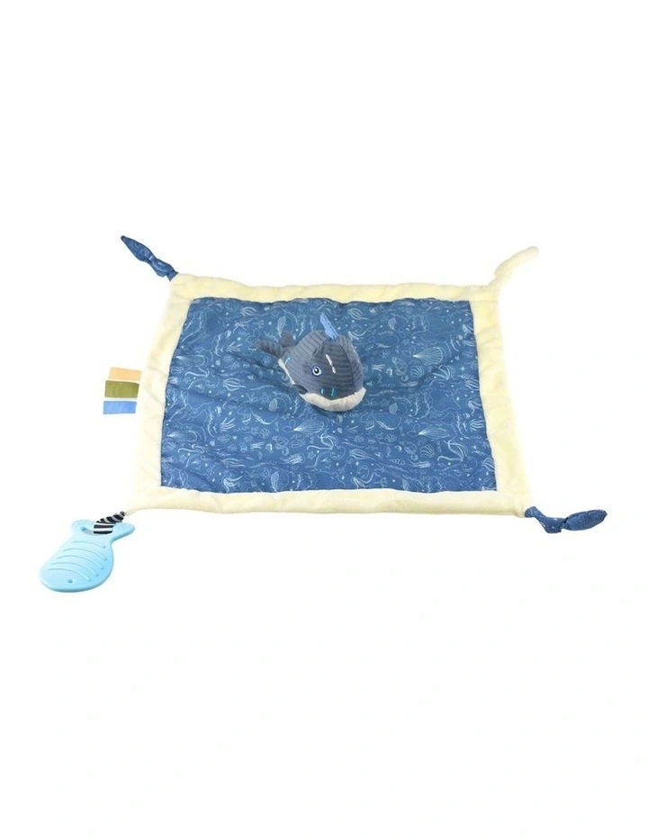 Koala Dream Snuggle Buddy Splashy Whale Soft Comforter Baby Toy 0y image 2