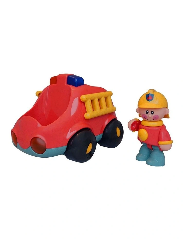 Tolo Toys First Friends Fire Engine Interactive Baby Toy Red Bio-Plastic 18 image 3