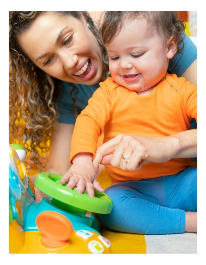 Bright Starts Lights & Colors Driver Steering Wheel Interactive Baby Toy 6m image 4