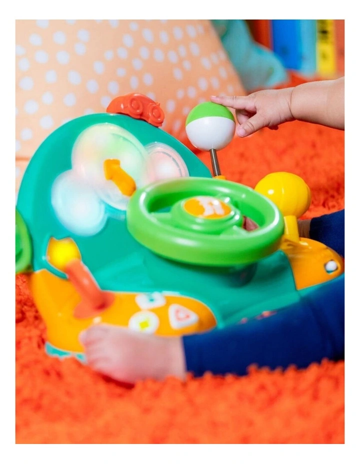 Bright Starts Lights & Colors Driver Steering Wheel Interactive Baby Toy 6m image 7