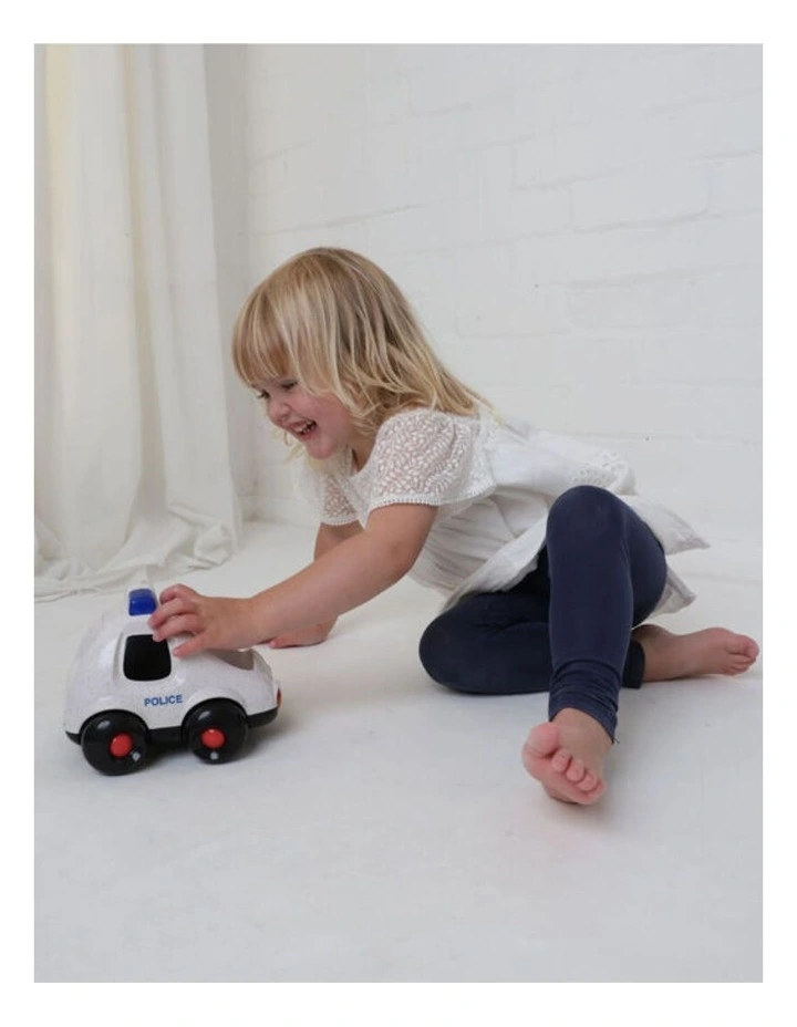Tolo Toys First Friends Police Car Interactive Baby Toy Black White Bio-Pl image 6