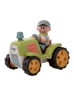 Tolo Toys First Friends Tractor & Farmer Interactive Baby Toy Bio-Plastic