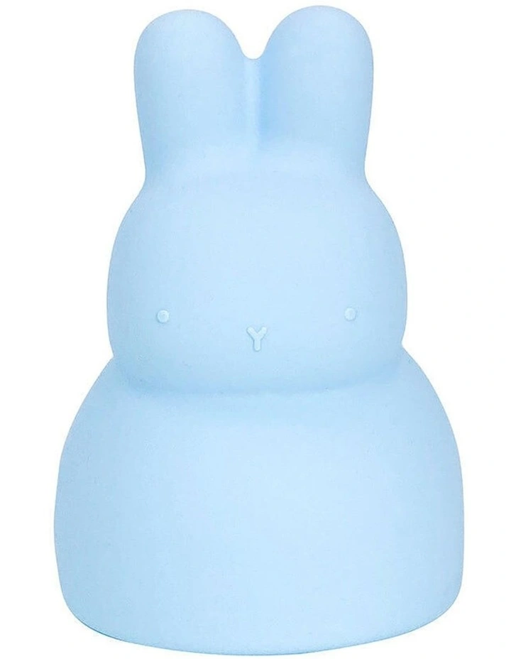 Annabel Trends Silicone Bunny Piggy Bank Coin Slot Iced Blue Baby Toy 15x10.5cm image 1