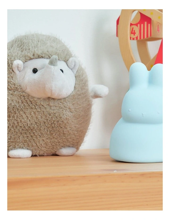 Annabel Trends Silicone Bunny Piggy Bank Coin Slot Iced Blue Baby Toy 15x10.5cm image 4