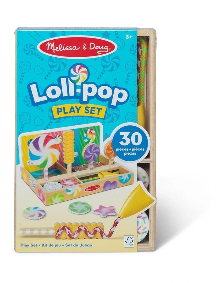 Melissa & Doug Lollipop Play Set Wooden Pretend Toy Kids 3y image 1