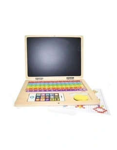 Kaper Kidz Wooden My Magnetic Notebook Alphabet Numbers & Mosaics Kids 3y 