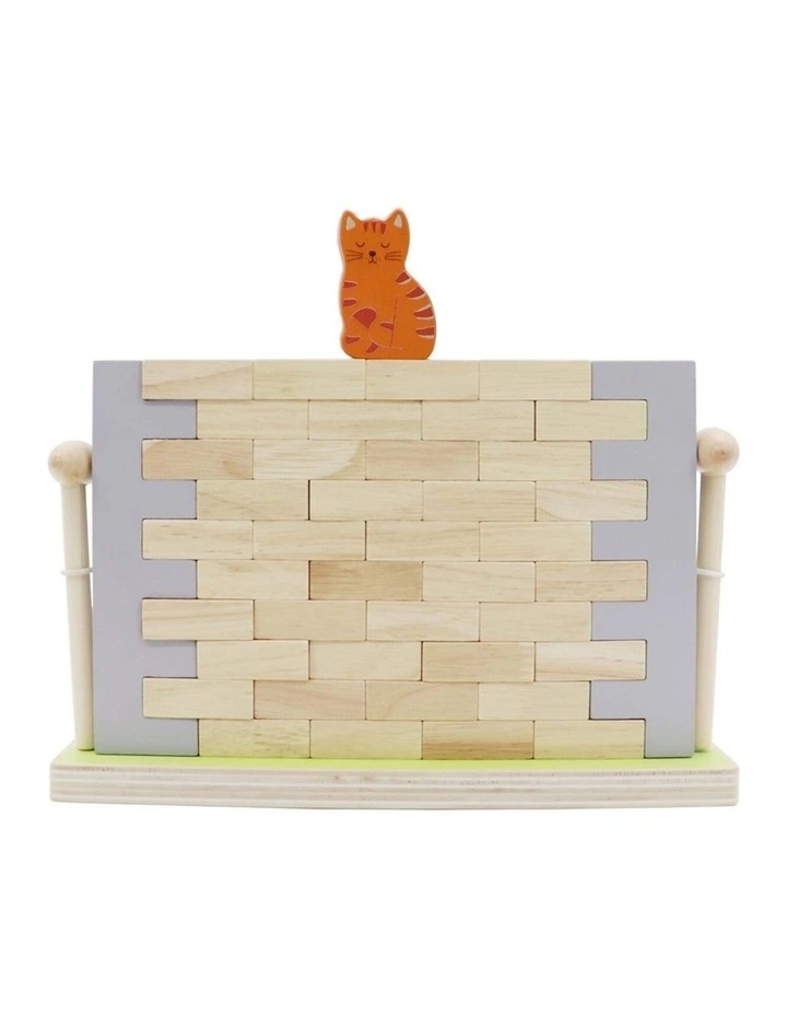 Kaper Kidz Wooden Blocks Wall Board Game Educational Kids Toy with Hammer 3 image 2