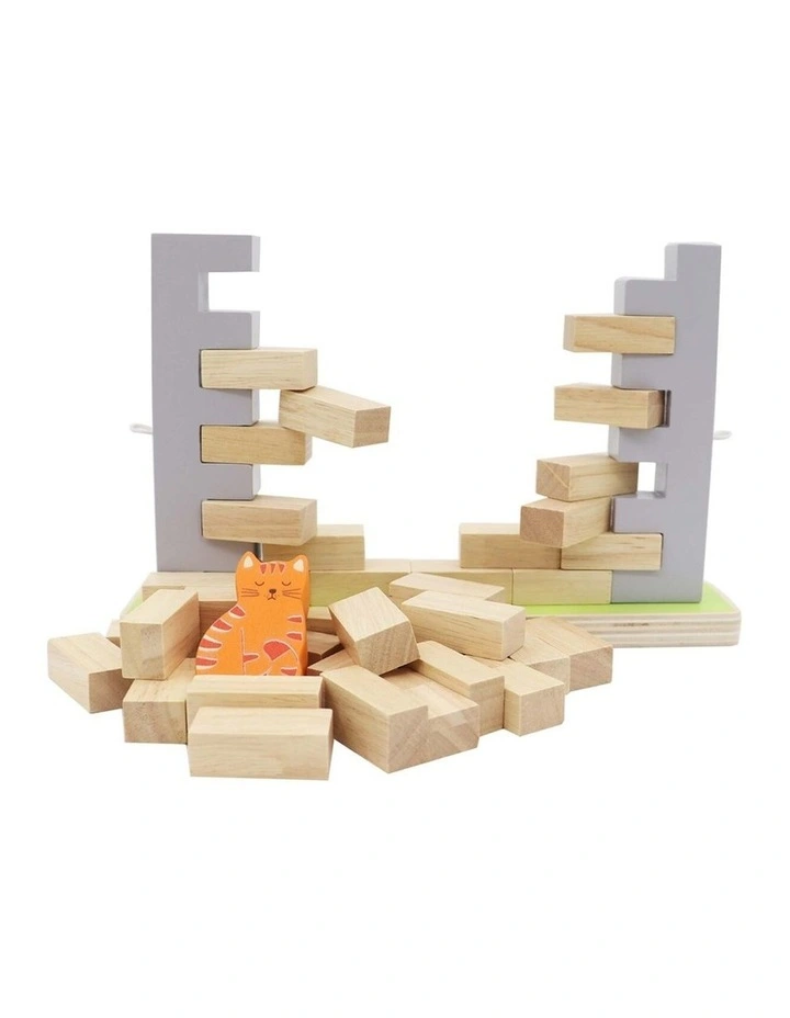 Kaper Kidz Wooden Blocks Wall Board Game Educational Kids Toy with Hammer 3 image 4