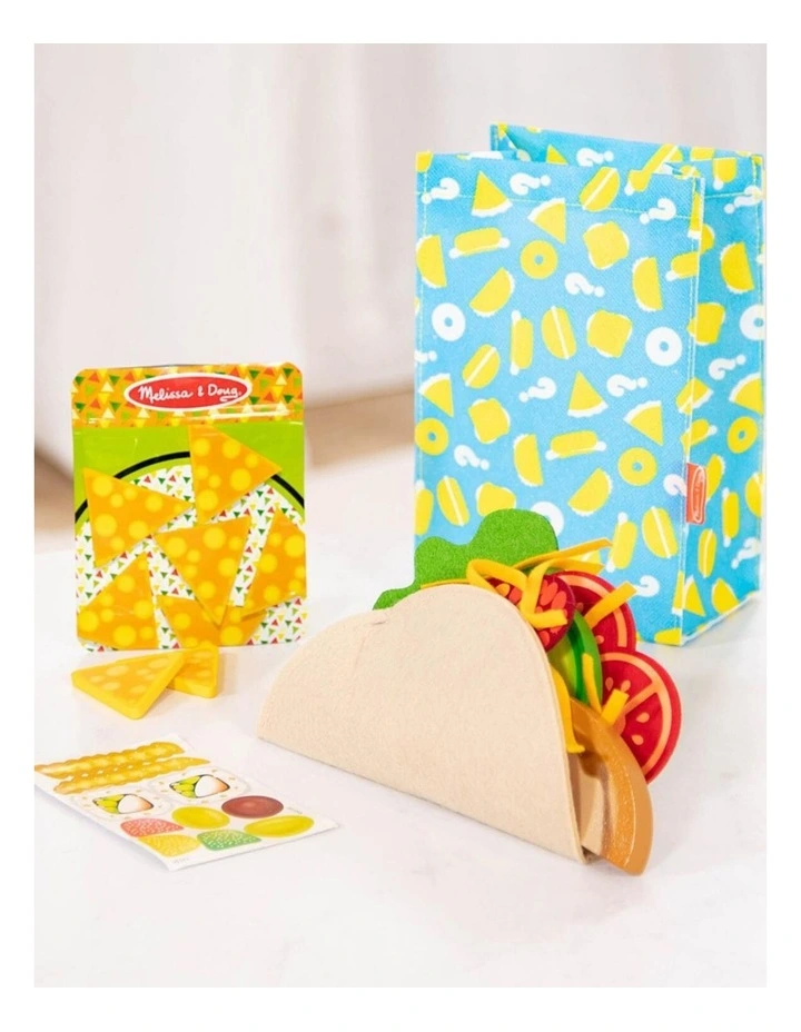 6pc Melissa & Doug What's For Lunch Surprise Play Food Set Kids 2y image 3