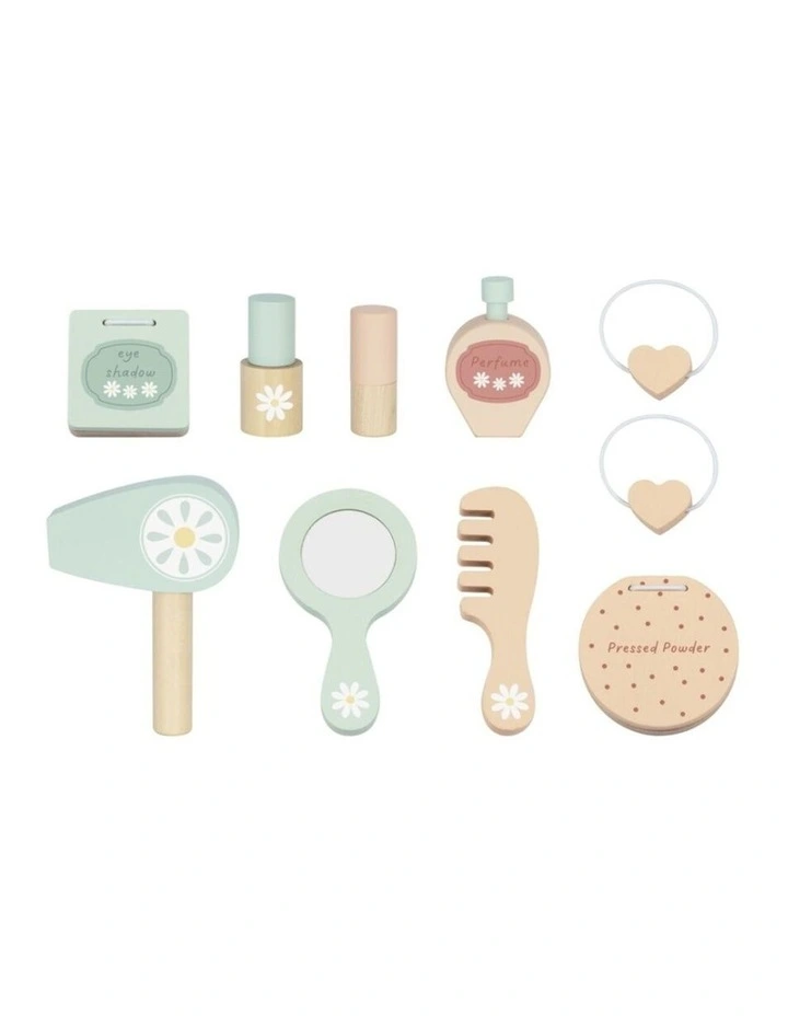 Tooky Toy Butterfly Dressing Table Light Up Mirror With Accessories Kids 3y image 2