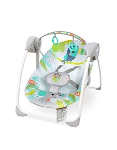 Bright Starts Rainforest Vibes Portable Baby Swing With 6 Speeds 10 Sounds 0m 