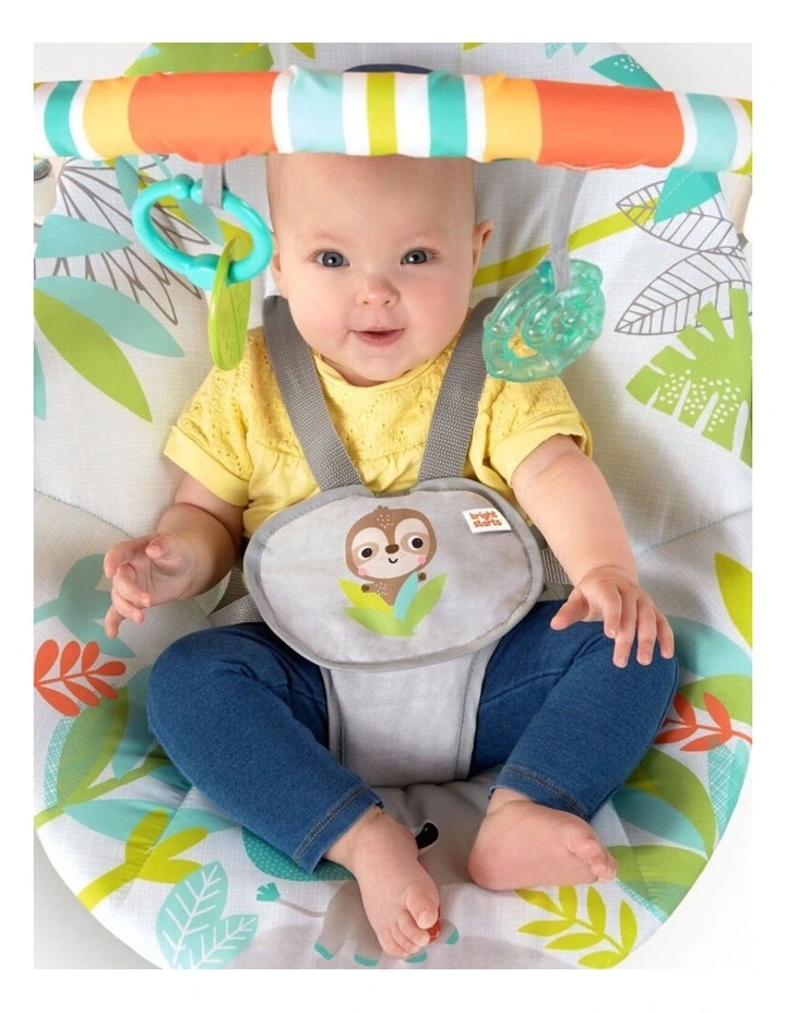 Bright Starts Rainforest Vibes Portable Baby Swing With 6 Speeds 10 Sounds 0m image 2