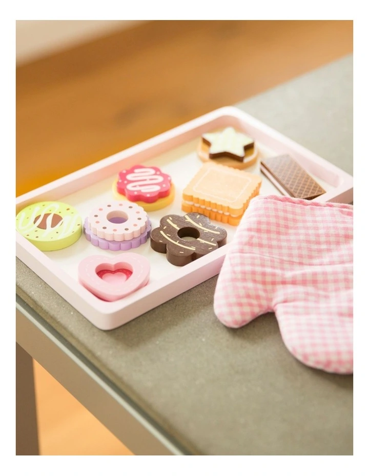 10pc New Classic Toys Wooden Sweet Treats Kids Pretend Play Toy Multicolour image 2