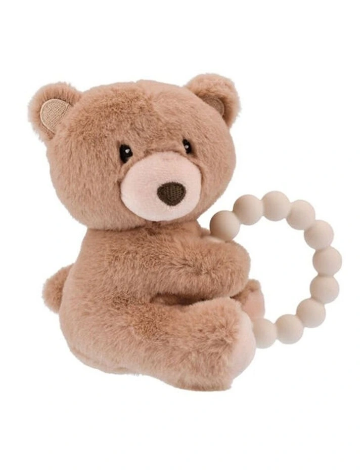 Koala Dream Snuggle Pal Benny Bear With Silicone Teething Ring Brown 0m  image 2