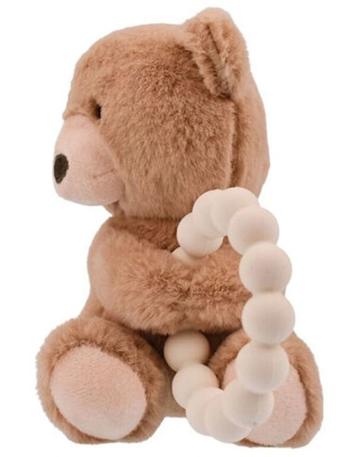 Koala Dream Snuggle Pal Benny Bear With Silicone Teething Ring Brown 0m  image 3
