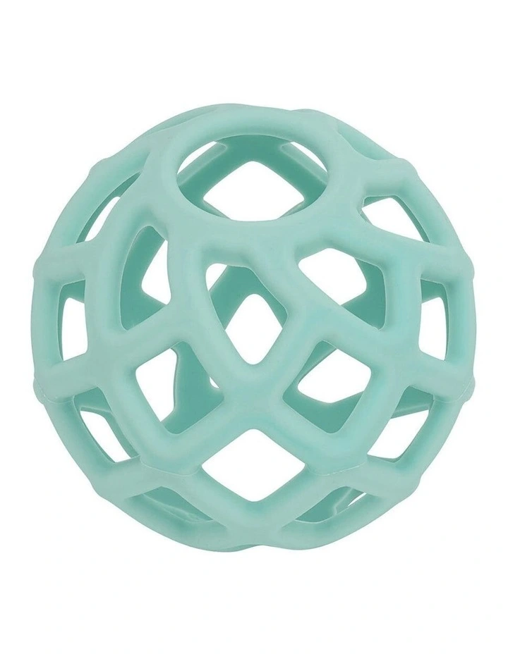 Annabel Trends Silicone Ball Teether Baby Toy Dishwasher Safe Aqua 3m  image 1