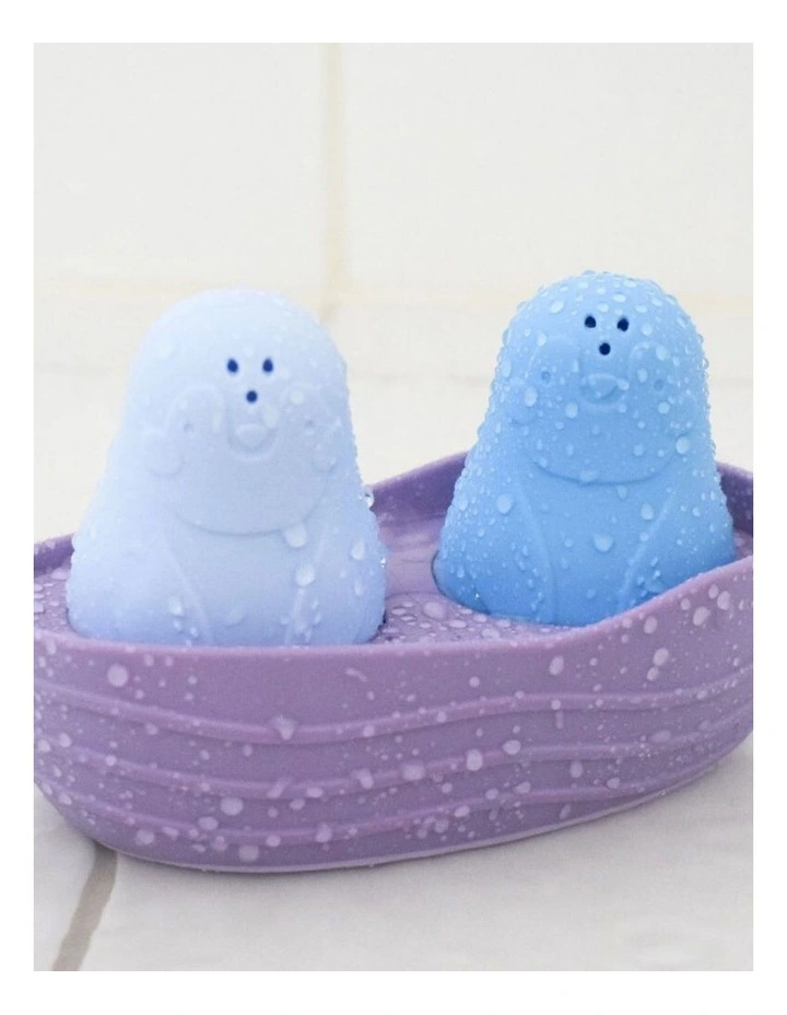 Koala Dream Silicone Penguins Bath Boat And Squirters Purple 6m image 3
