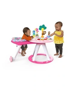 Bright Starts Around We Go 2-in-1 Activity Center Table Tropic Coral 6m 