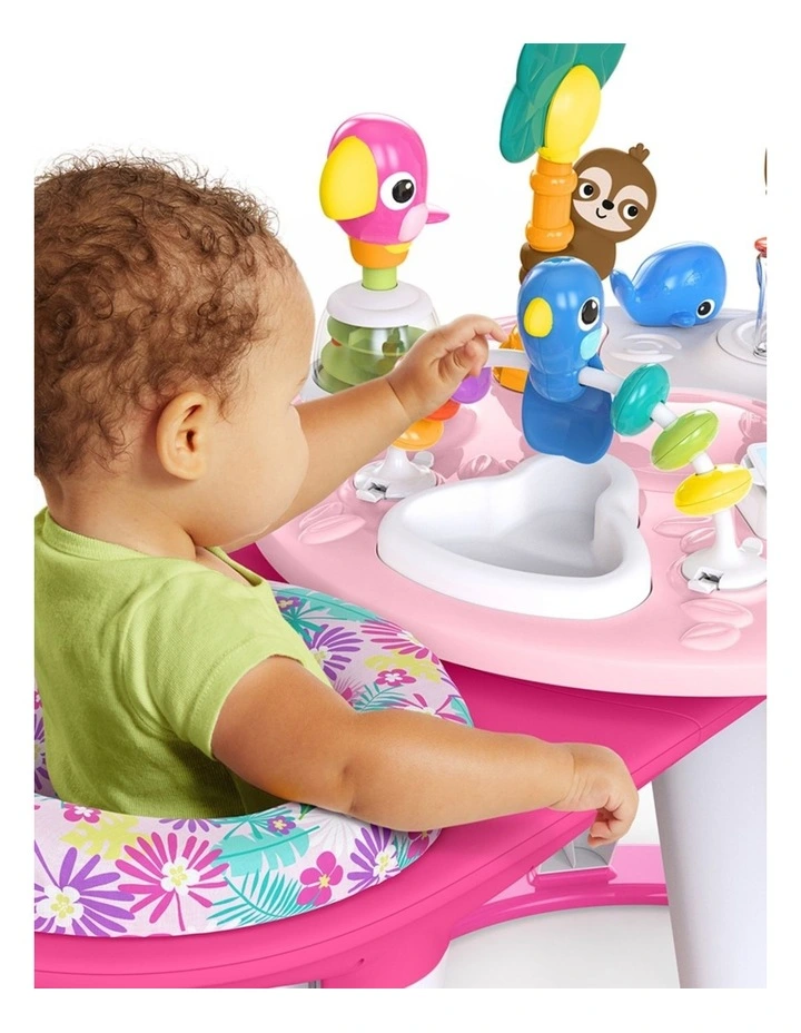Bright Starts Around We Go 2-in-1 Activity Center Table Tropic Coral 6m image 5