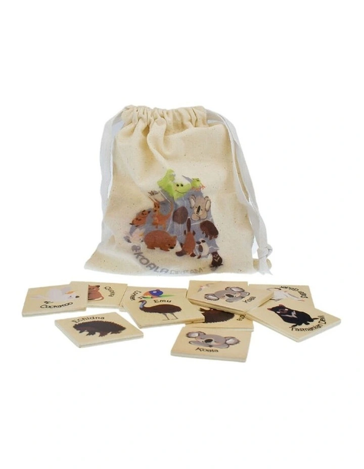 Koala Dream Bush Buddies Wooden Memory Game Australian Animals 24Pcs 18 Months image 6