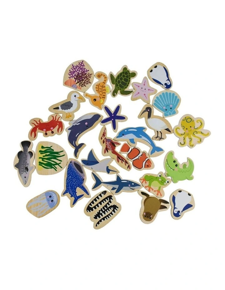 25pc Koala Dream Fridge Friends Australian Sea Animals Wooden Magnets 3 image 4