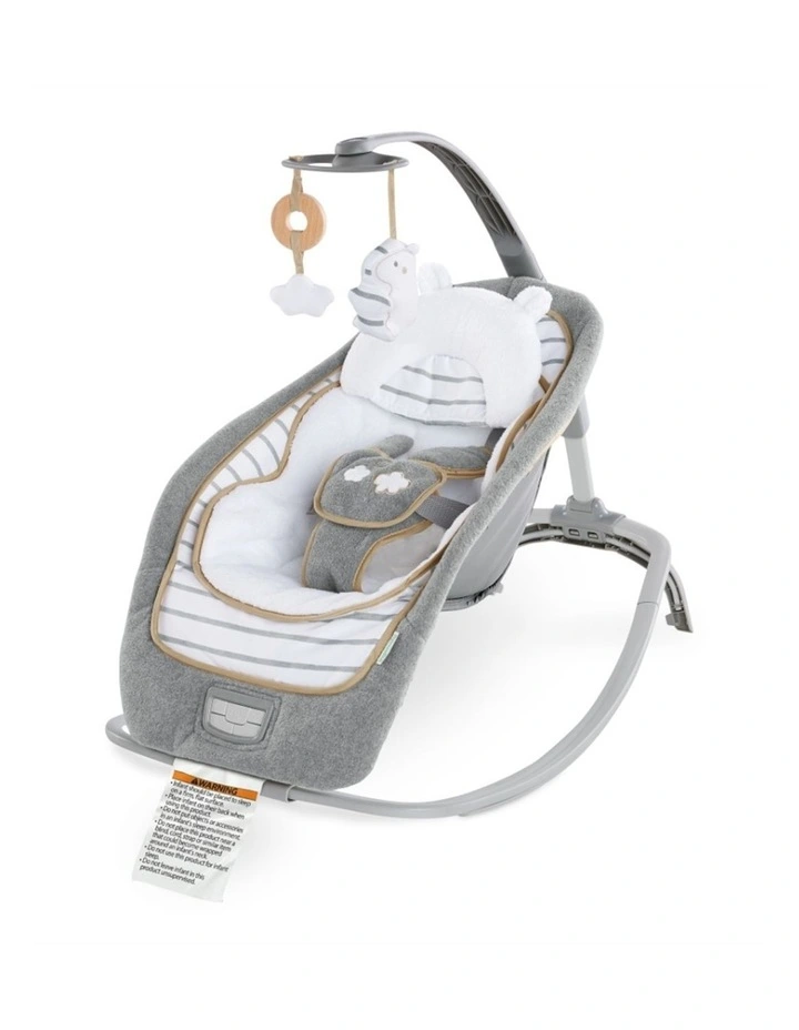 Ingenuity Boutique Collection Premium Newborn Rocking Seat Bella Teddy 0-30m image 1