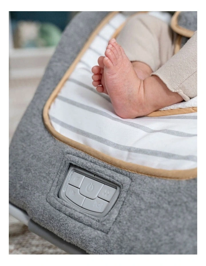 Ingenuity Boutique Collection Premium Newborn Rocking Seat Bella Teddy 0-30m image 2