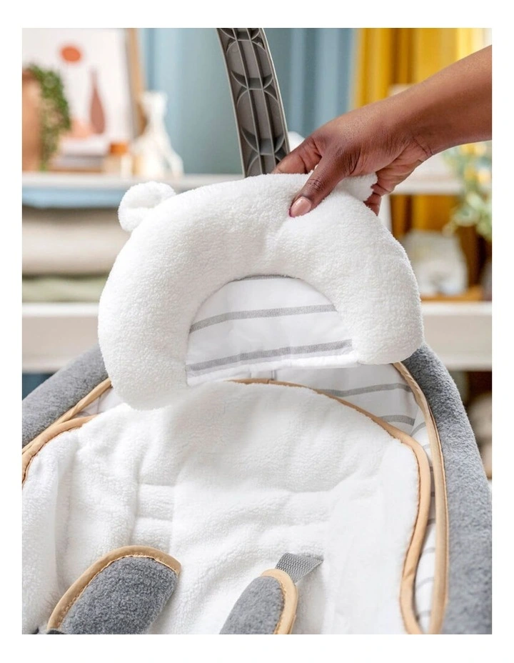 Ingenuity Boutique Collection Premium Newborn Rocking Seat Bella Teddy 0-30m image 3