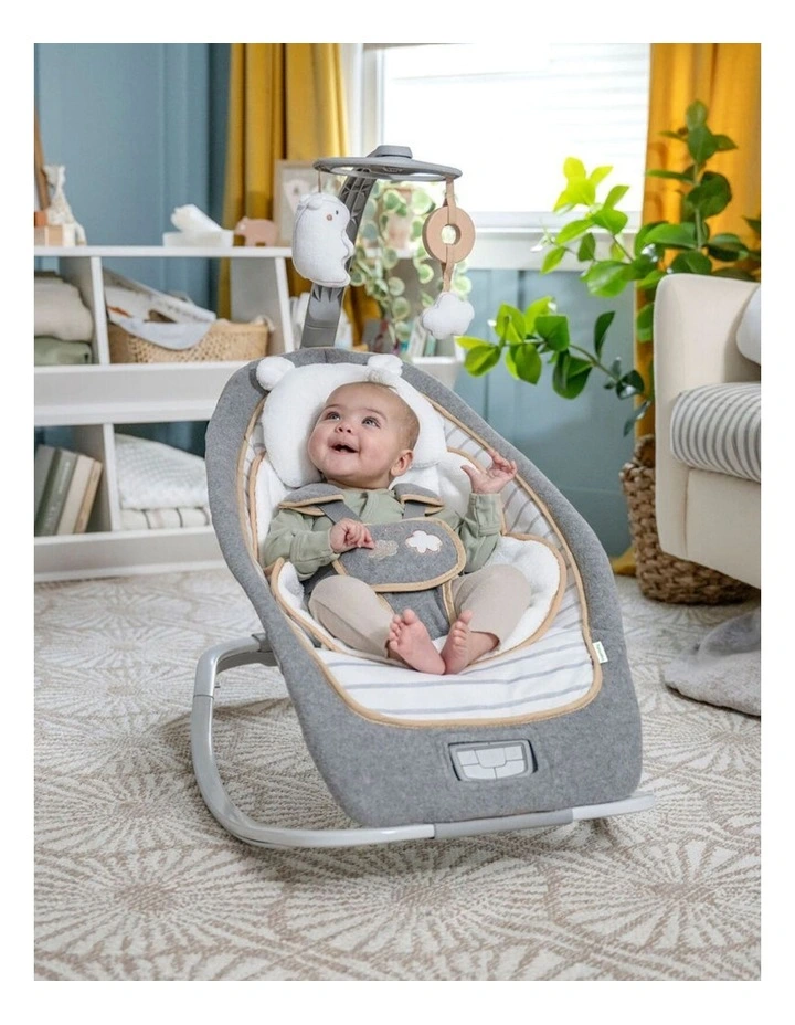 Ingenuity Boutique Collection Premium Newborn Rocking Seat Bella Teddy 0-30m image 7