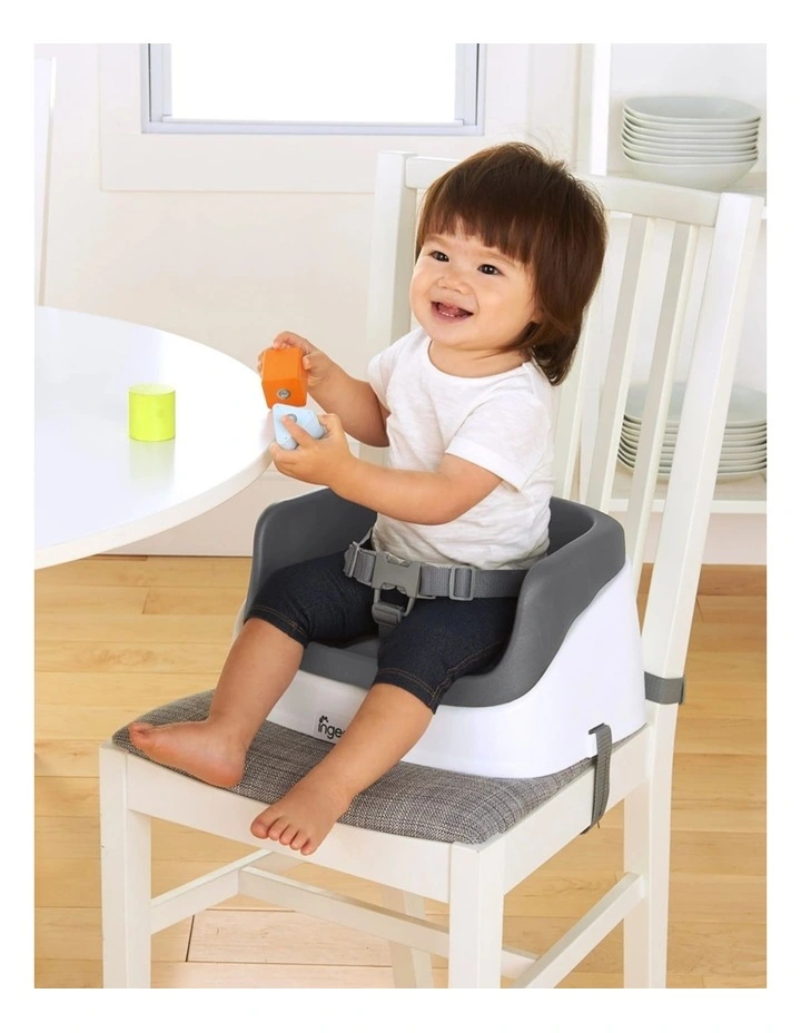 Ingenuity SmartClean Toddler Booster Seat Slate Easy Clean 16m image 3